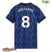 Camiseta Arsenal Martin Odegaard #8 Visitante Equipación para mujer 2025-26 manga corta